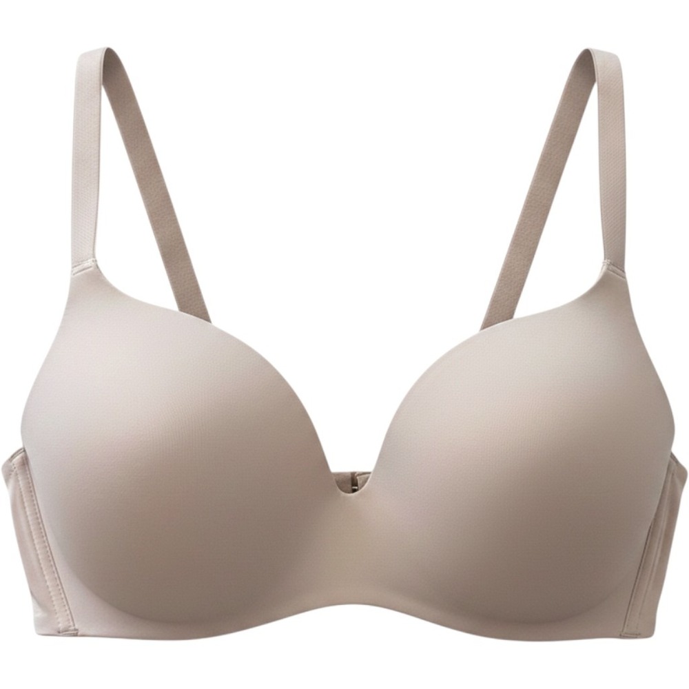 Calvin Klein Wireless Bra Womens Small Beige NWOT Seamless Molded Cup